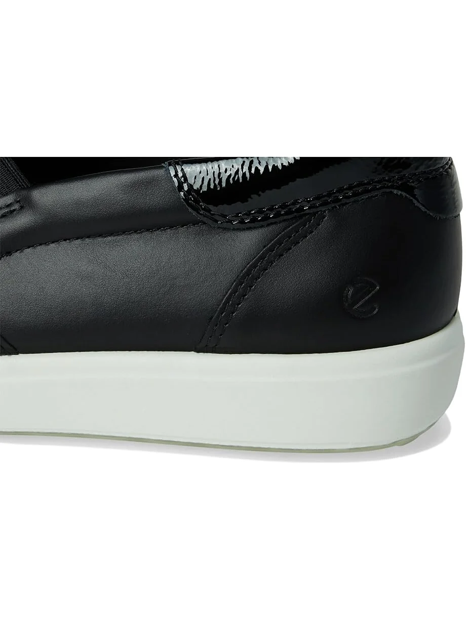 Кроссовки ECCO Soft 7 Easy Slip-On Sneaker — изображение 6 из 7, черный/черный