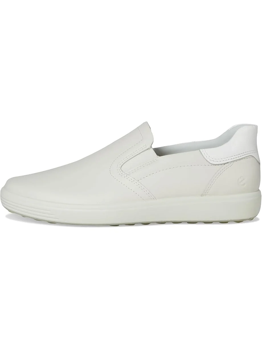 Кроссовки ECCO Soft 7 Easy Slip-On Sneaker — изображение 4 из 7, белый/белый