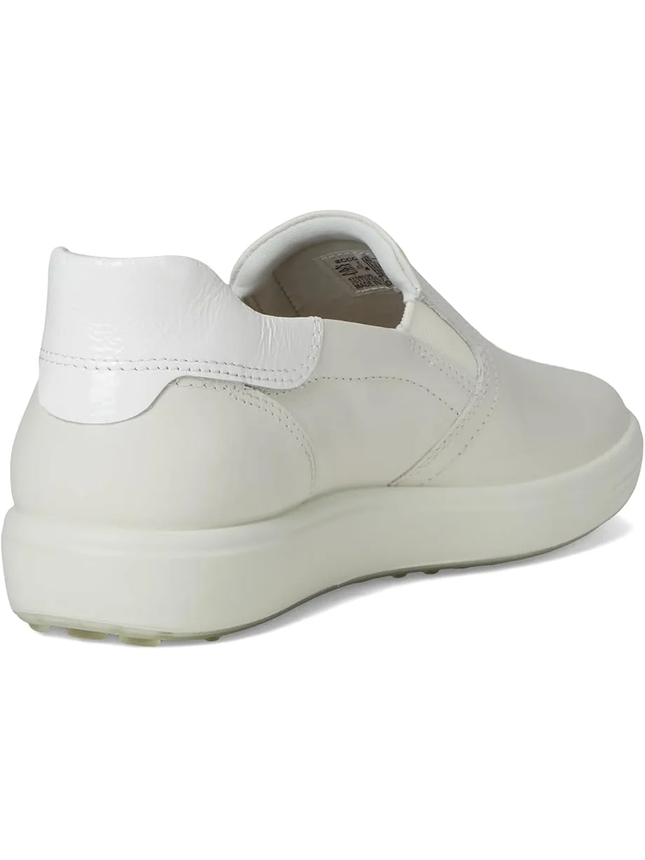 Кроссовки ECCO Soft 7 Easy Slip-On Sneaker — изображение 5 из 7, белый/белый
