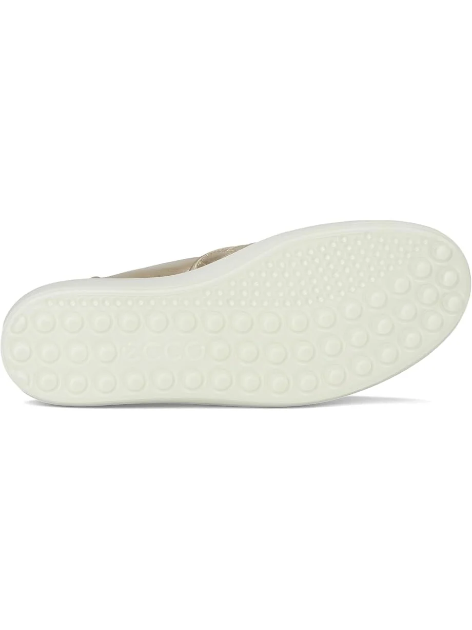 Кроссовки ECCO Soft 7 Woven Slip-On 3.0, женские — изображение 3 из 7, золотистый