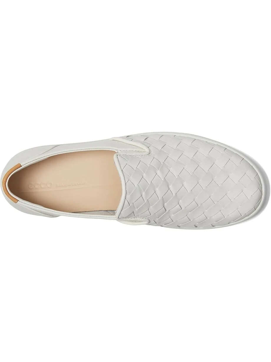 Кроссовки ECCO Soft 7 Woven Slip-On 3.0 Sneaker — изображение 2 из 7, белый