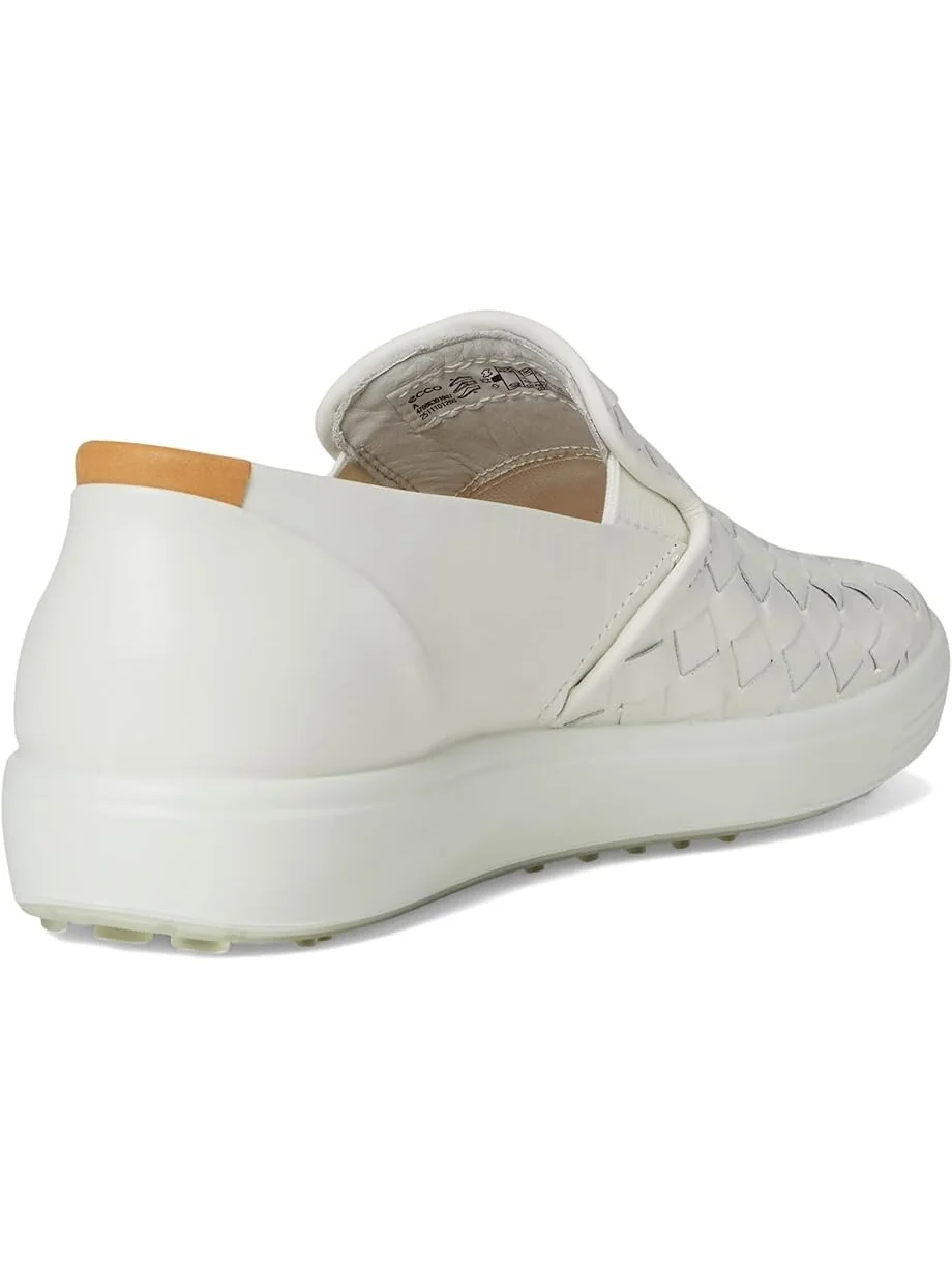 Кроссовки ECCO Soft 7 Woven Slip-On 3.0 Sneaker — изображение 5 из 7, белый