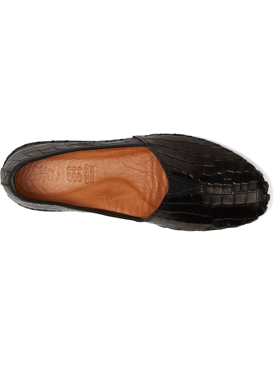 Туфли на плоской подошве Spring Step Kathaleta Croco — изображение 2 из 6, черный