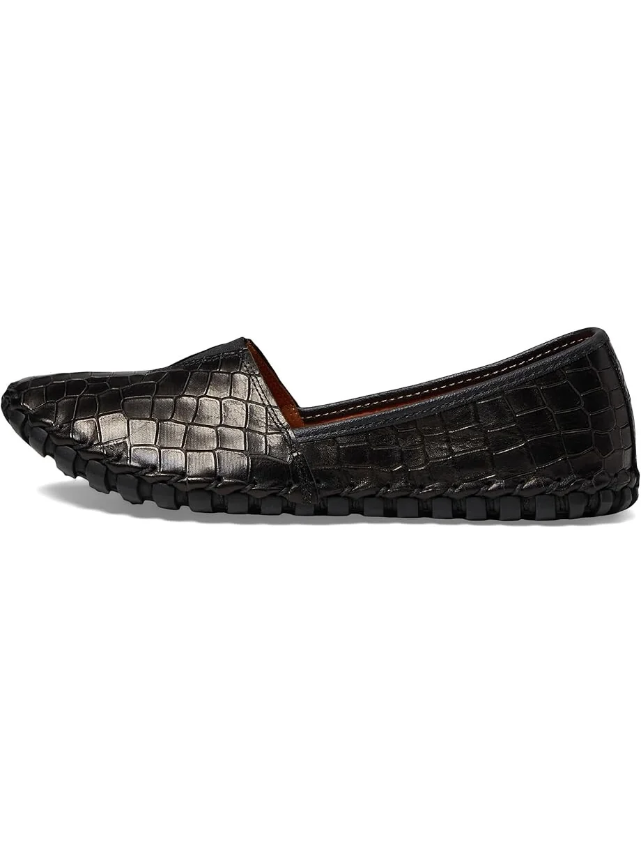 Туфли на плоской подошве Spring Step Kathaleta Croco — изображение 4 из 6, черный