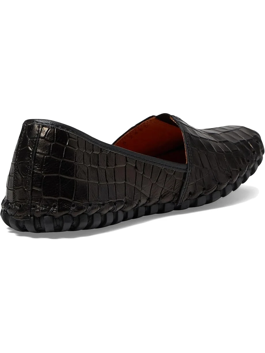 Туфли на плоской подошве Spring Step Kathaleta Croco — изображение 5 из 6, черный