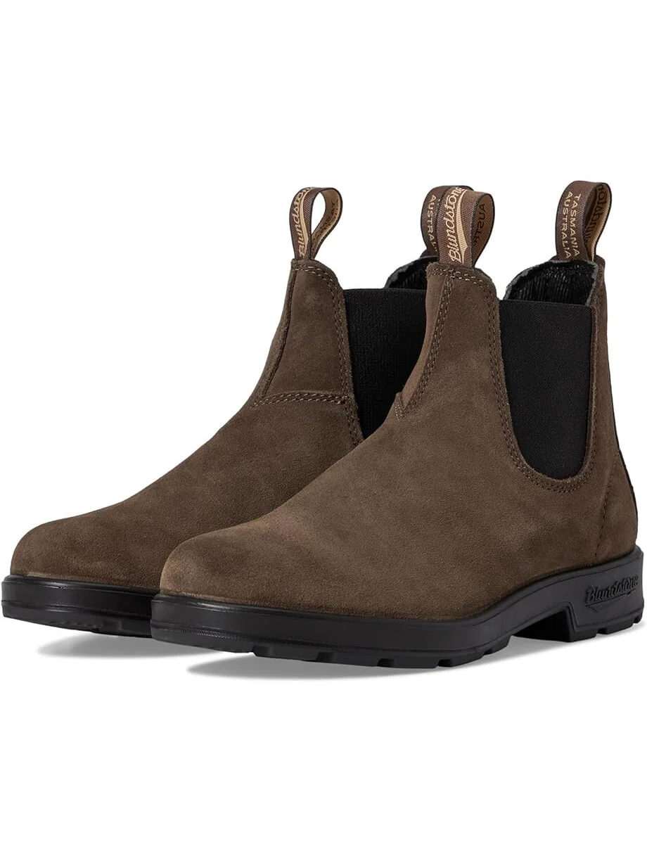 Ботинки Blundstone Chelsea из водостойкой замши — изображение 1 из 7, коричневый