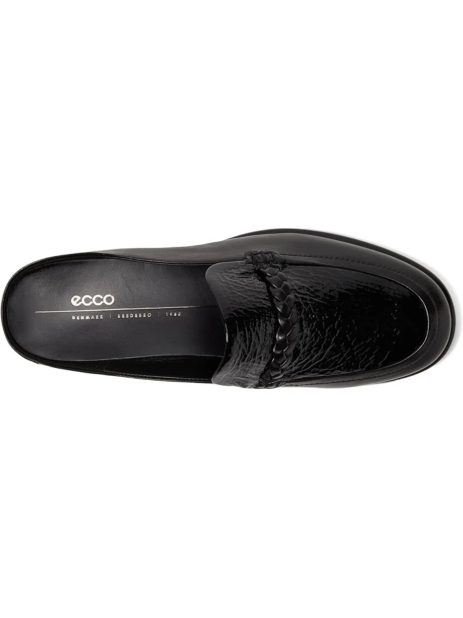Туфли ECCO Sculpted Luxury Braided Mule, без застежек — изображение 2 из 7, черный/черный