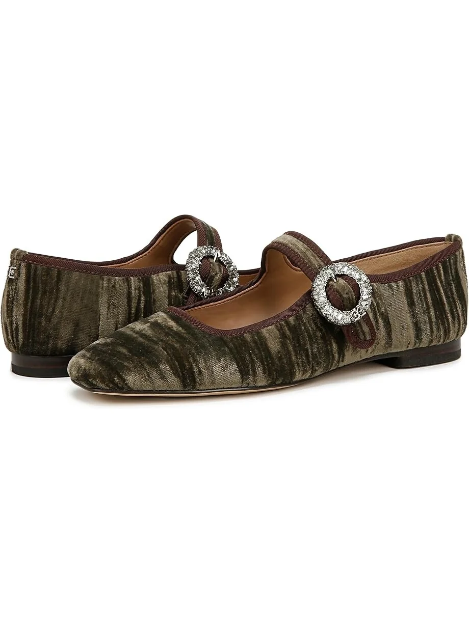 Туфли на плоской подошве Sam Edelman Michaela Glow — изображение 1 из 6, моховый
