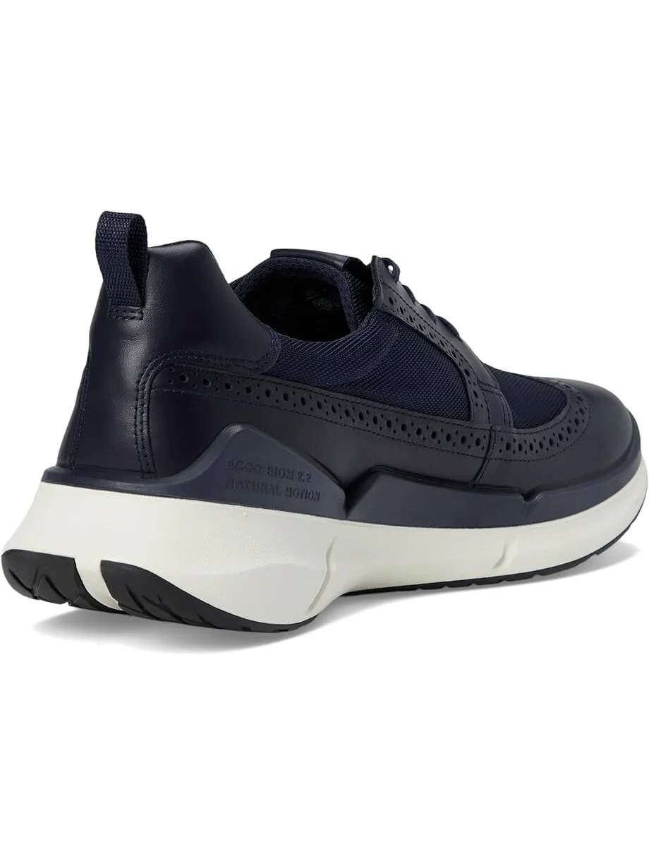 Кроссовки ECCO Biom 2.2 Brogue Sneakers, мужские — изображение 5 из 7, синий