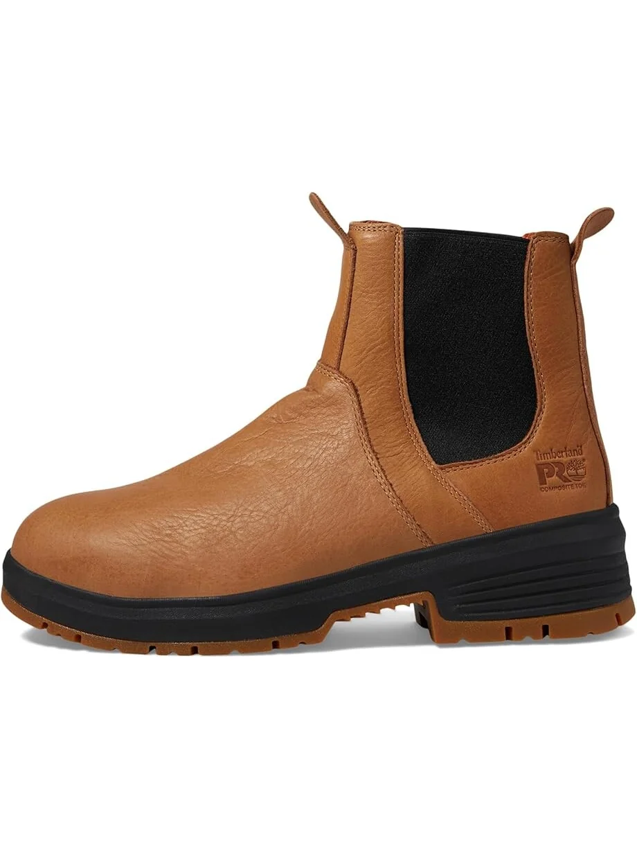 Ботинки Timberland PRO Birchline Chelsea Composite Safety Toe — изображение 4 из 7, коричневый