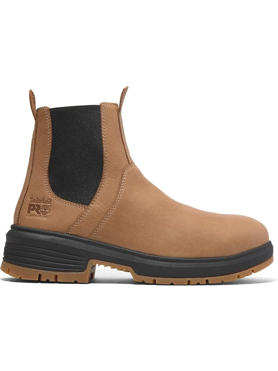 Ботинки Timberland PRO Birchline Chelsea Composite Safety Toe — изображение 6 из 7, коричневый