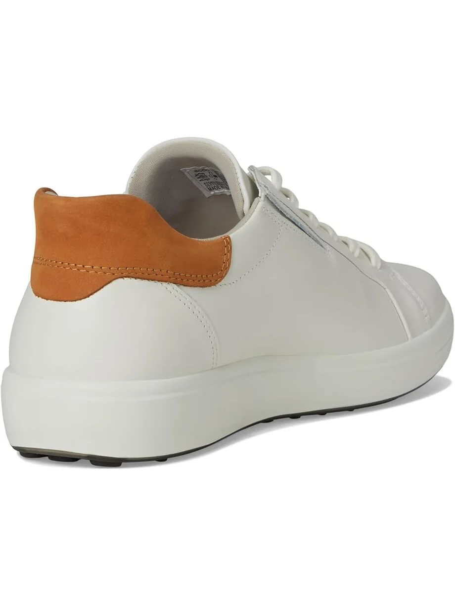 Кроссовки ECCO Soft 7 Easy Slip Sneaker, кожаные — изображение 5 из 7, коричневый
