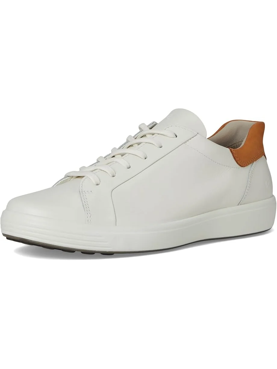 Кроссовки ECCO Soft 7 Easy Slip Sneaker, кожаные — изображение 7 из 7, коричневый