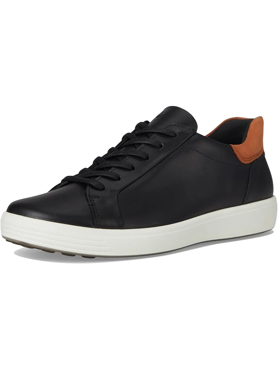 Кроссовки ECCO Soft 7 Easy Slip Sneaker — изображение 7 из 7, черный/коньячный