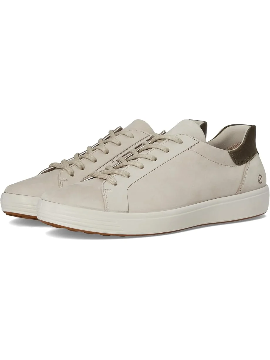 Кроссовки ECCO Soft 7 Easy Slip мужские, без шнурков, Pure Cashmere/Tarmac — изображение 1 из 7, темно-серый