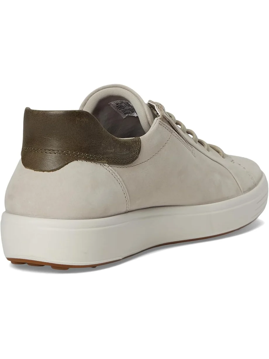 Кроссовки ECCO Soft 7 Easy Slip мужские, без шнурков, Pure Cashmere/Tarmac — изображение 5 из 7, темно-серый