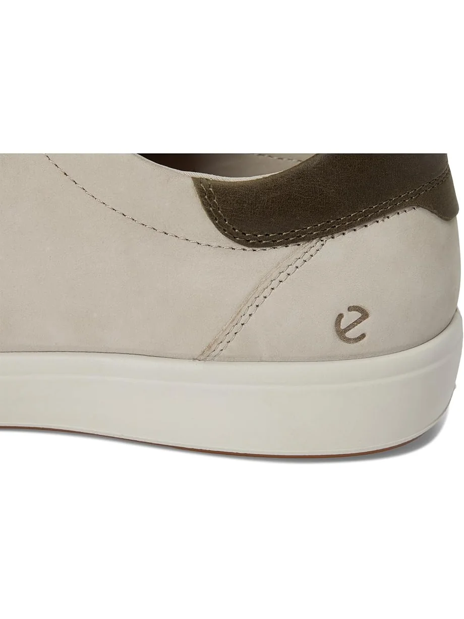 Кроссовки ECCO Soft 7 Easy Slip мужские, без шнурков, Pure Cashmere/Tarmac — изображение 6 из 7, темно-серый