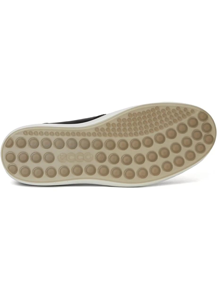 Кроссовки ECCO Soft 7 Easy Slip On Sneaker, кожаные — изображение 3 из 7, черный, коричневый