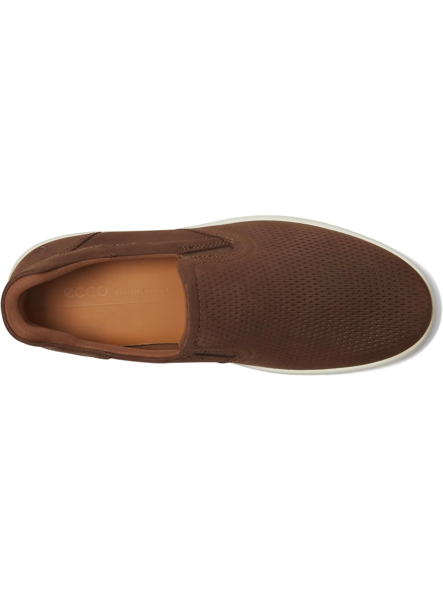 Кроссовки ECCO Soft 7 Easy Slip On Sneaker — изображение 2 из 7, коричневый