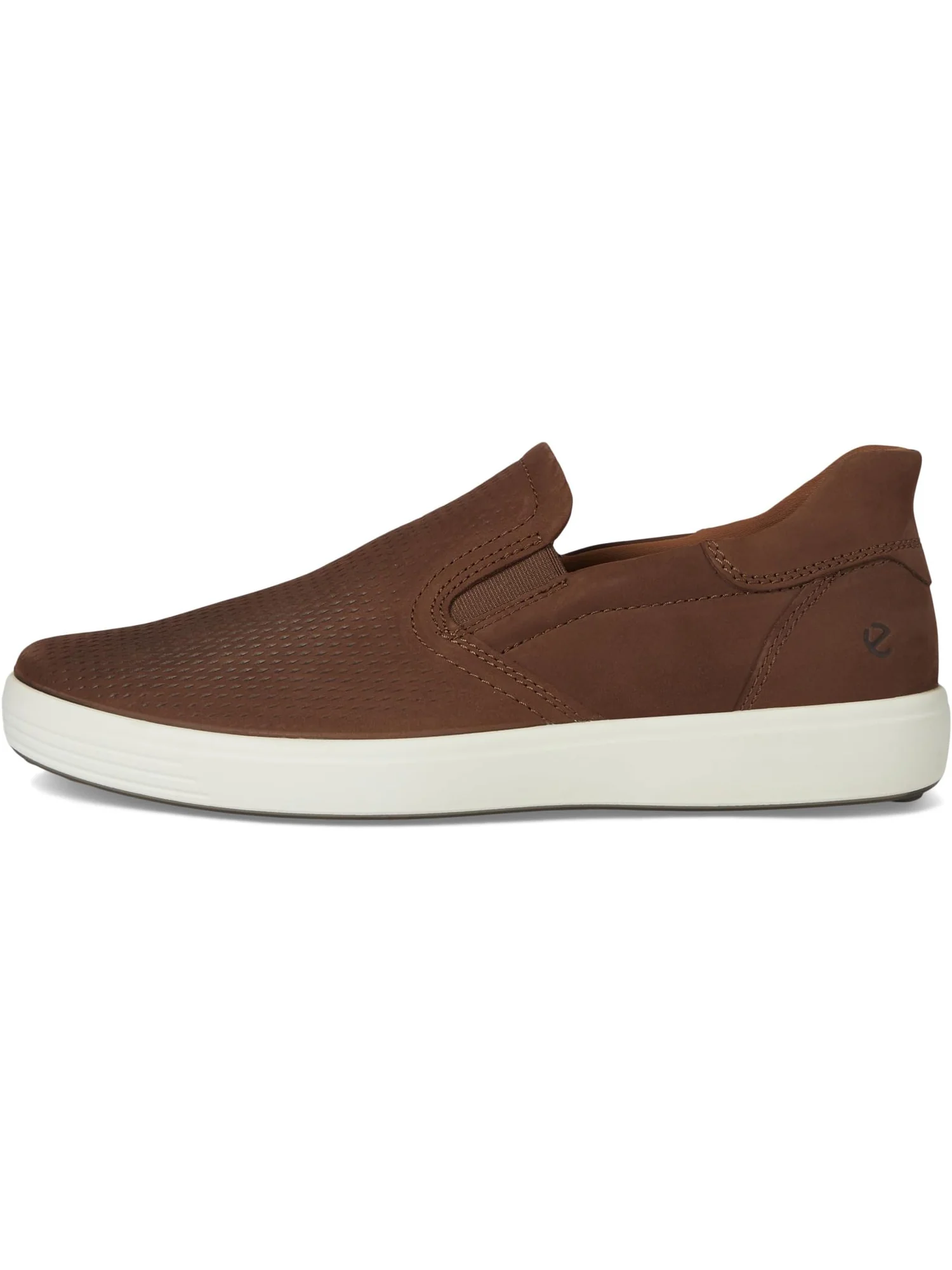 Кроссовки ECCO Soft 7 Easy Slip On Sneaker — изображение 4 из 7, коричневый
