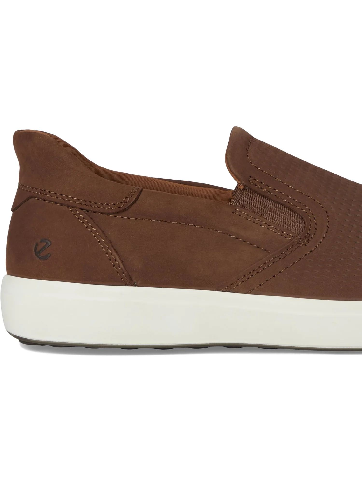 Кроссовки ECCO Soft 7 Easy Slip On Sneaker — изображение 6 из 7, коричневый