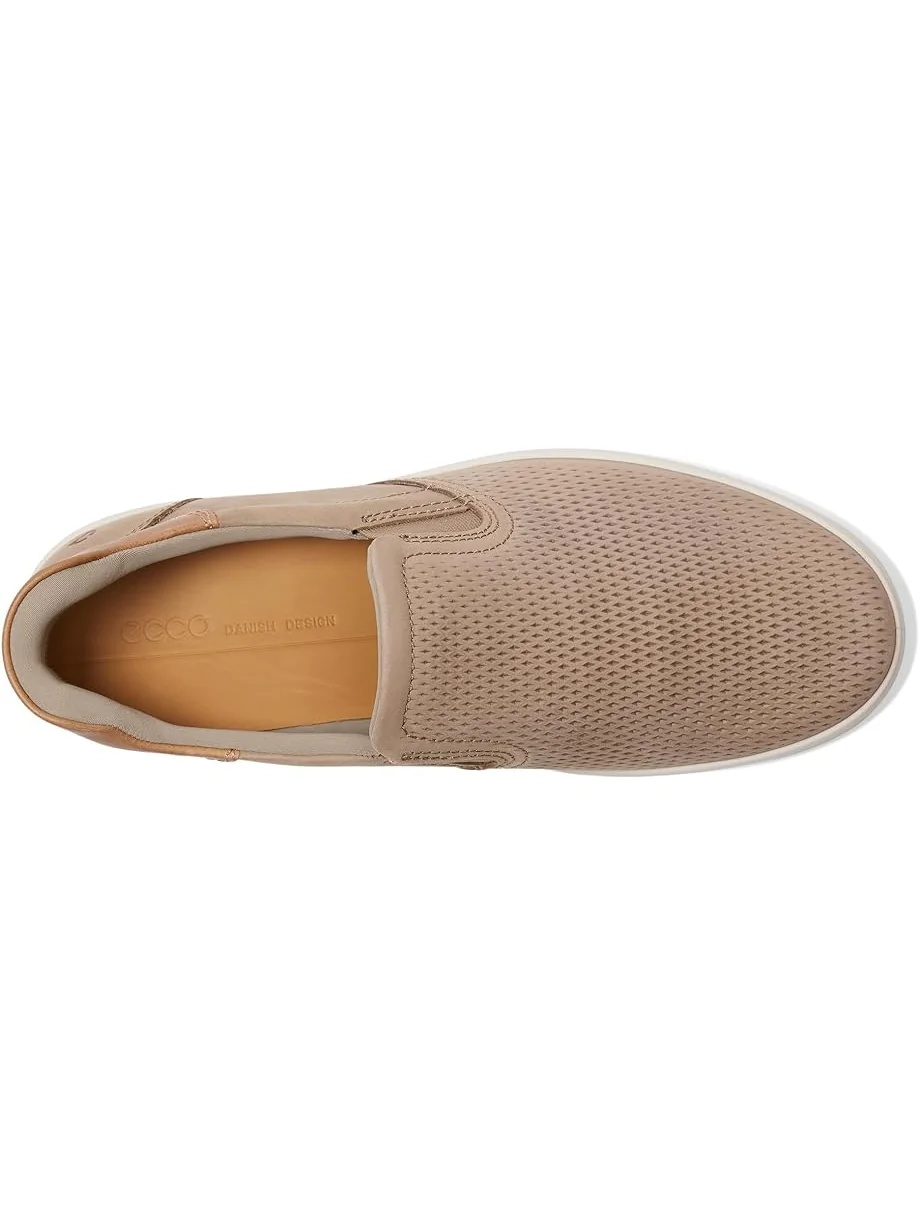 Мужские кроссовки ECCO Soft 7 Easy Slip On — изображение 2 из 7, коричневый