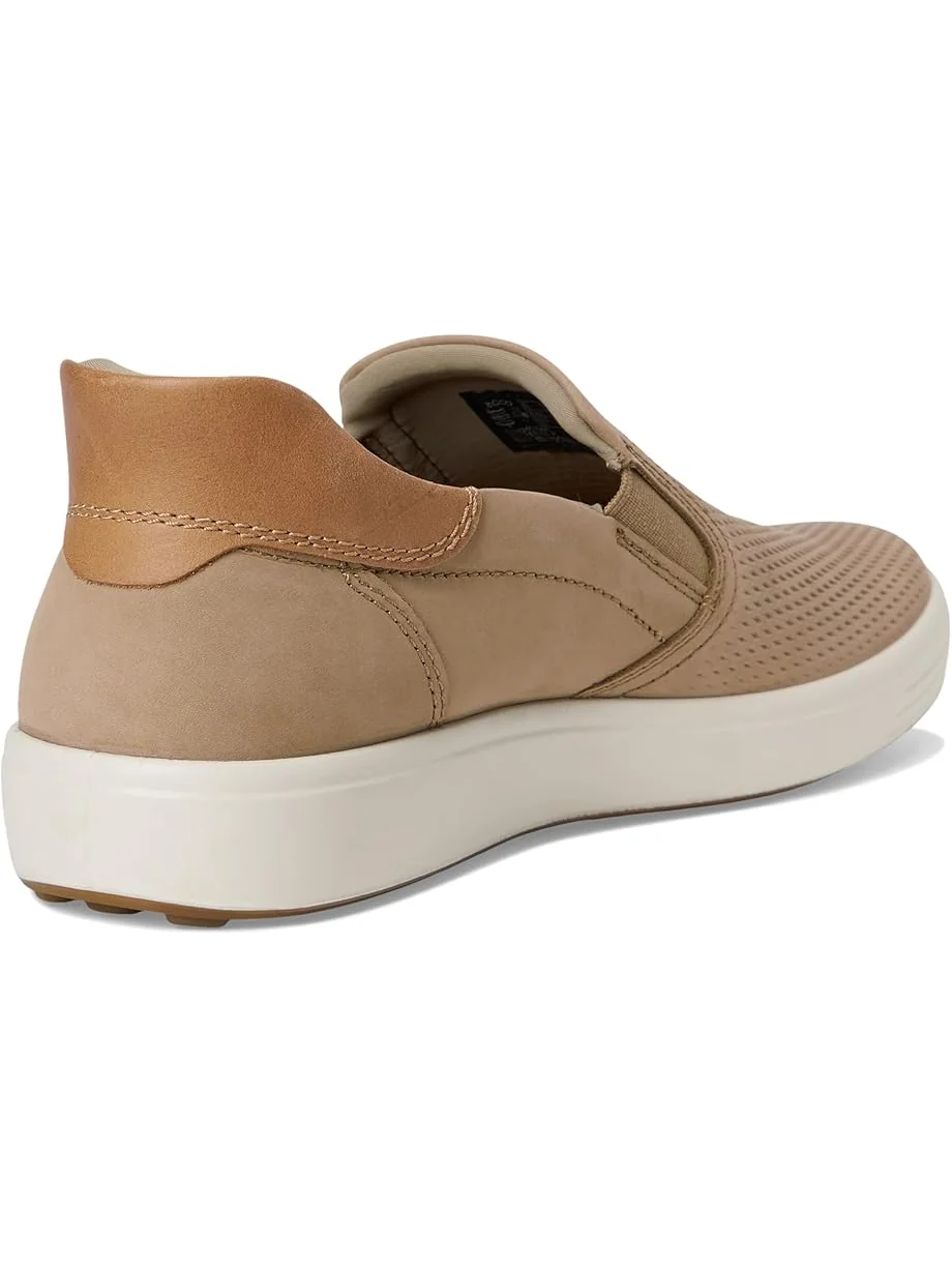 Мужские кроссовки ECCO Soft 7 Easy Slip On — изображение 5 из 7, коричневый