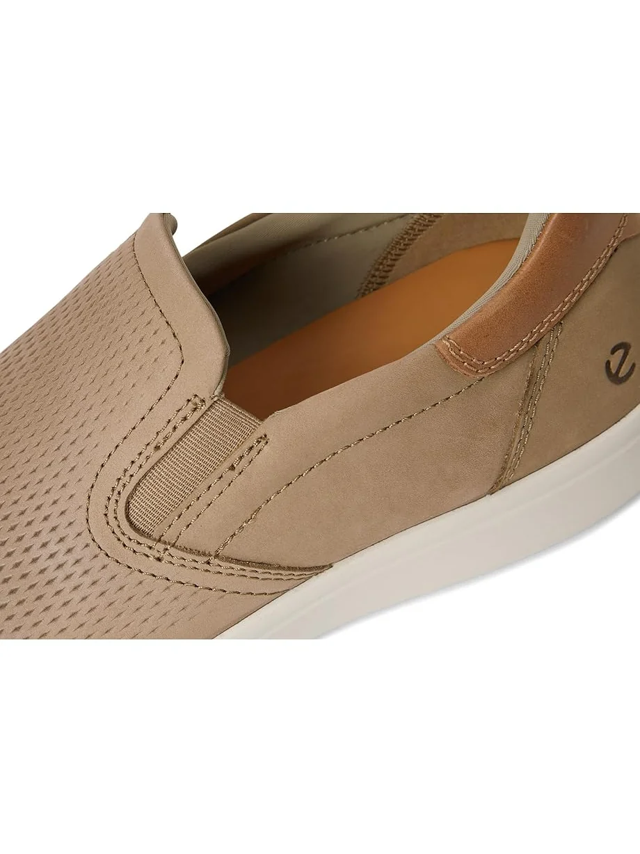 Мужские кроссовки ECCO Soft 7 Easy Slip On — изображение 6 из 7, коричневый