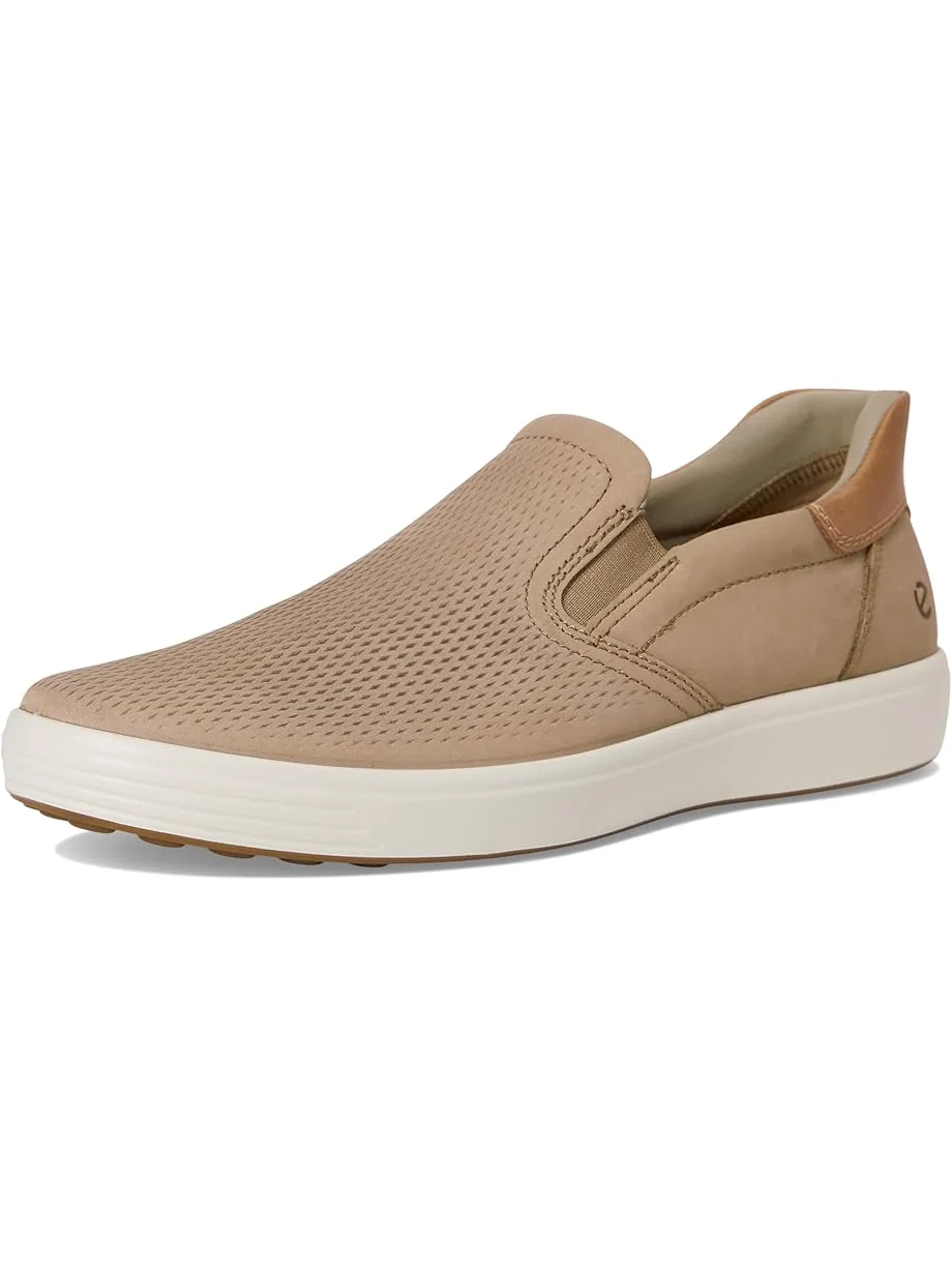 Мужские кроссовки ECCO Soft 7 Easy Slip On — изображение 7 из 7, коричневый