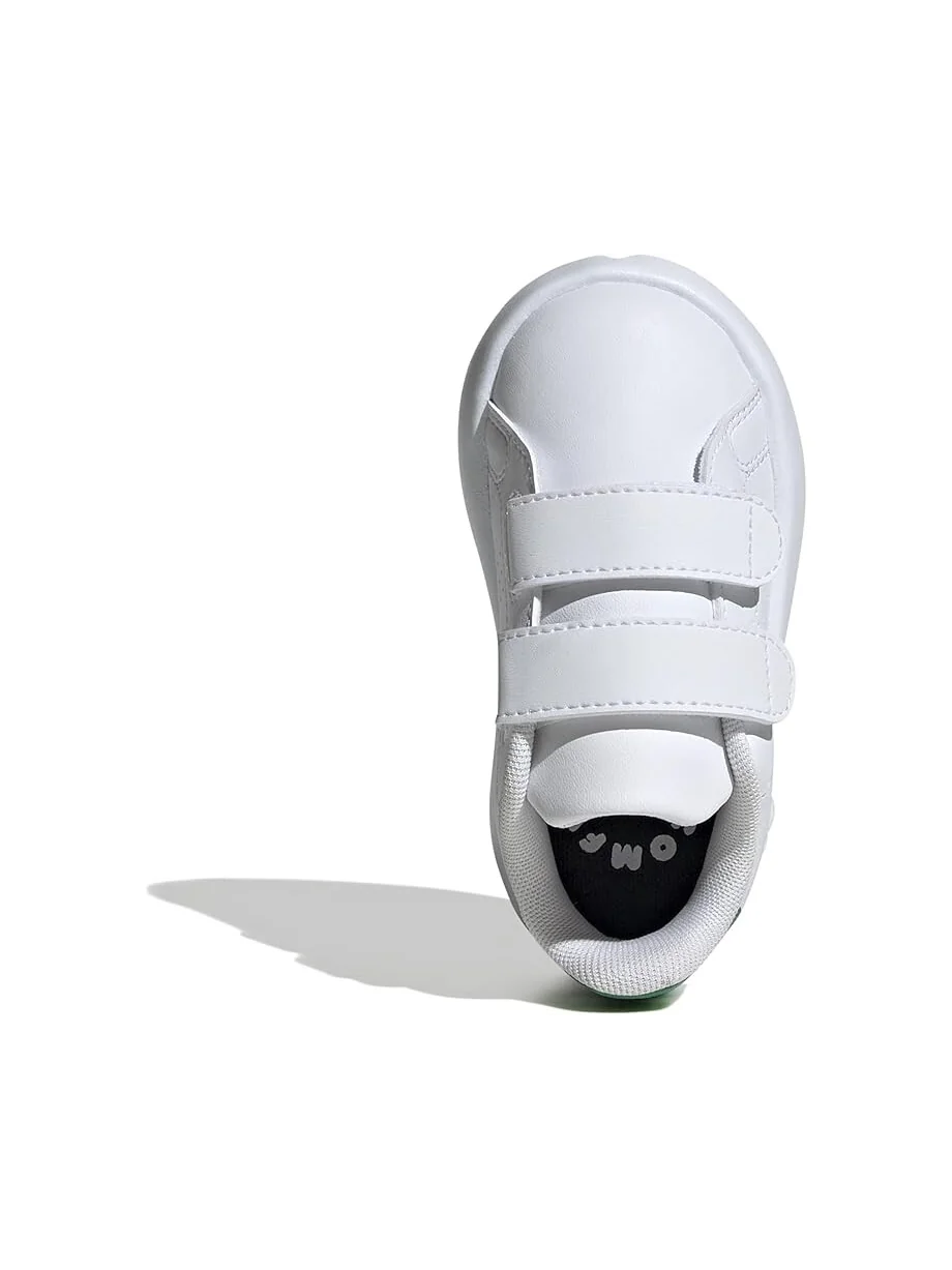 Кроссовки adidas Kids Advantage — изображение 2 из 6, белый/белый/зеленый