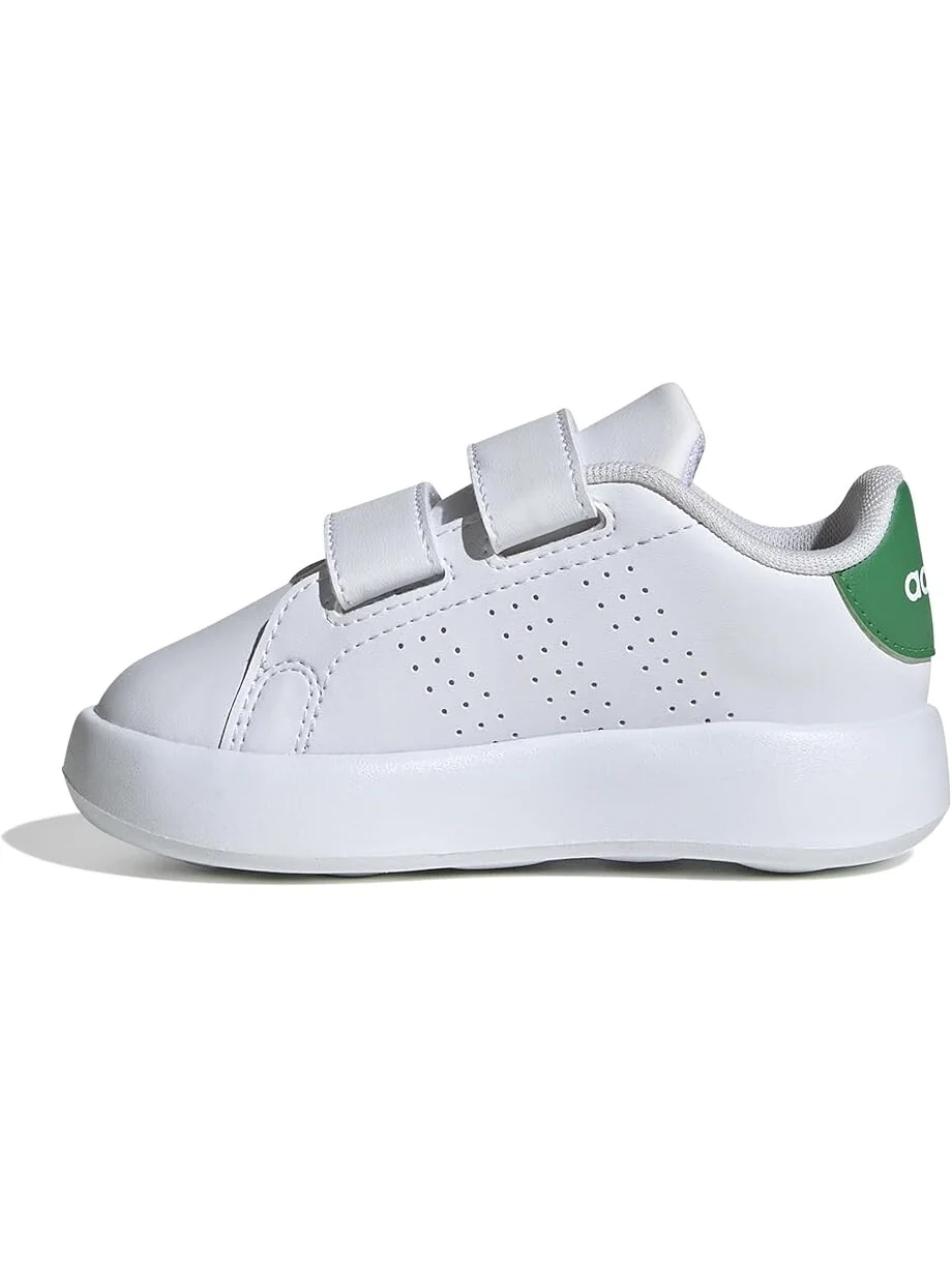 Кроссовки adidas Kids Advantage — изображение 4 из 6, белый/белый/зеленый