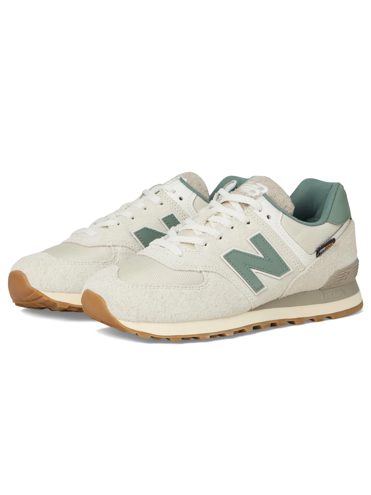 Кроссовки Unisex New Balance Classics U574v1, цвет Calcium/New Spruce — зеленый