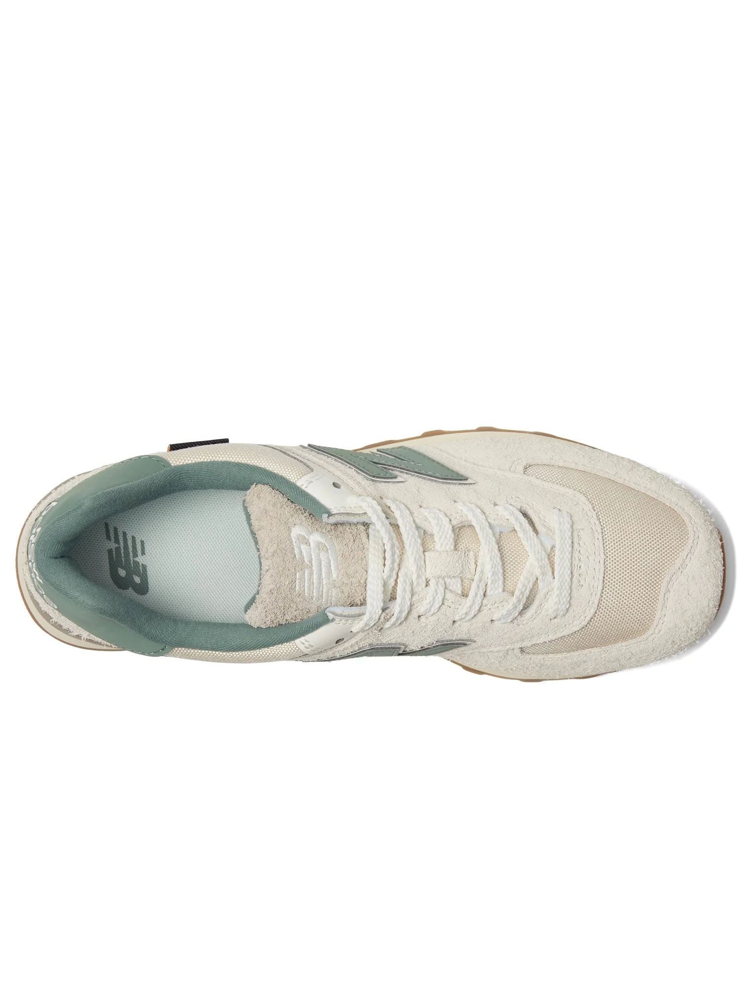 Кроссовки Unisex New Balance Classics U574v1, цвет Calcium/New Spruce — изображение 2 из 7