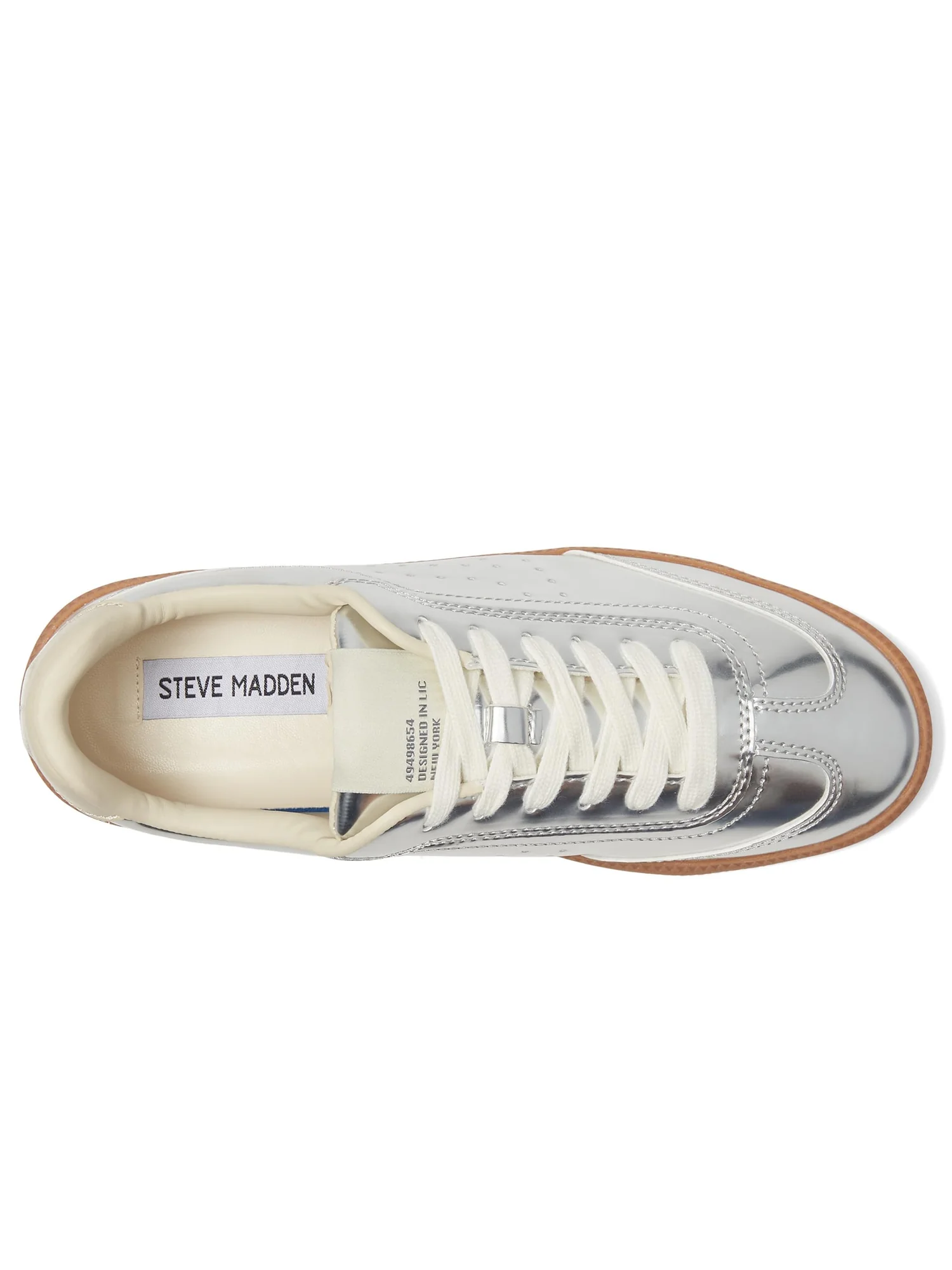 Кроссовки Steve Madden Duo — изображение 2 из 7, серебряный