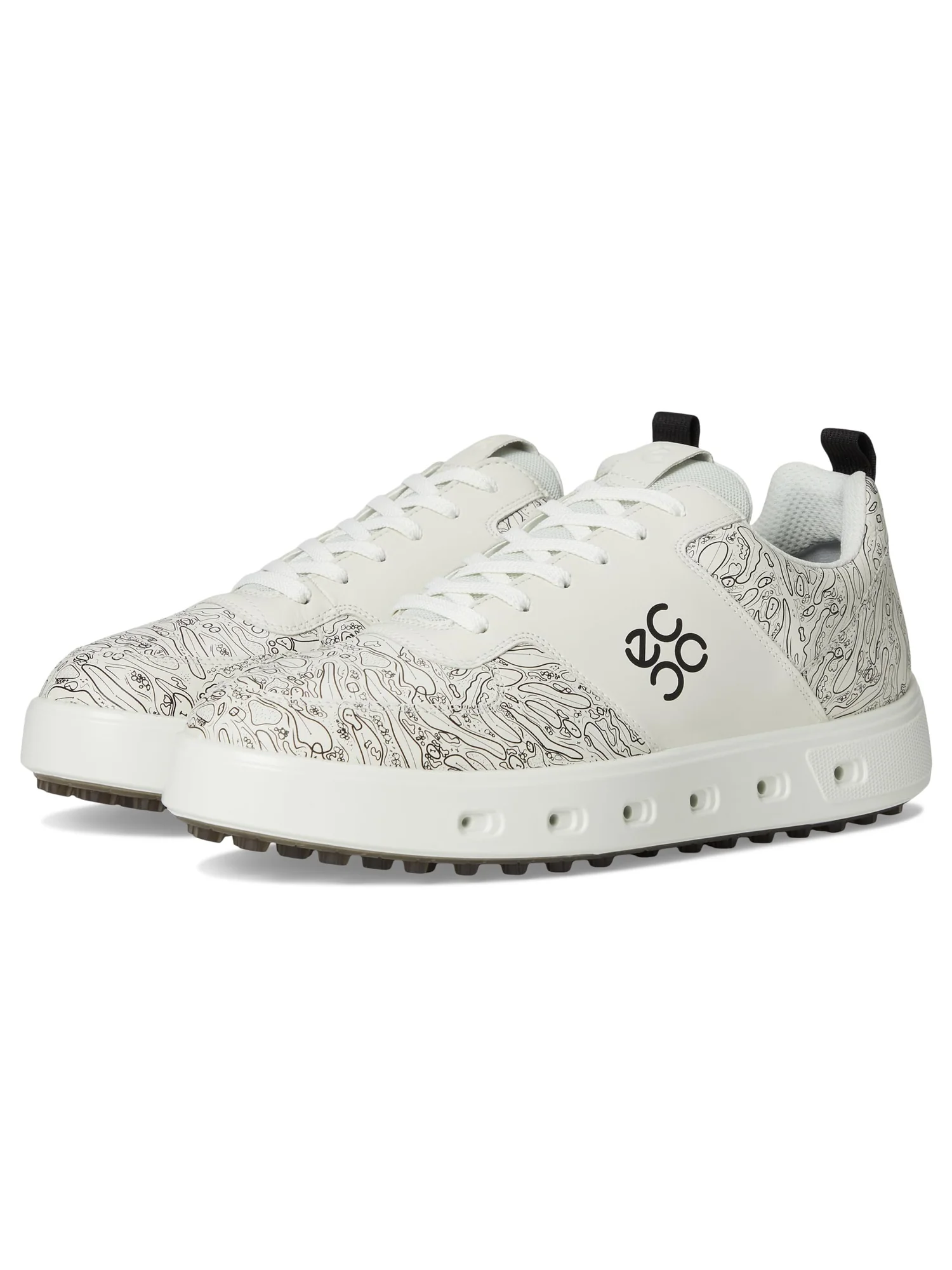 Кроссовки ECCO Golf Street 720 DS GORE-TEX Waterproof Golf Shoe — белый