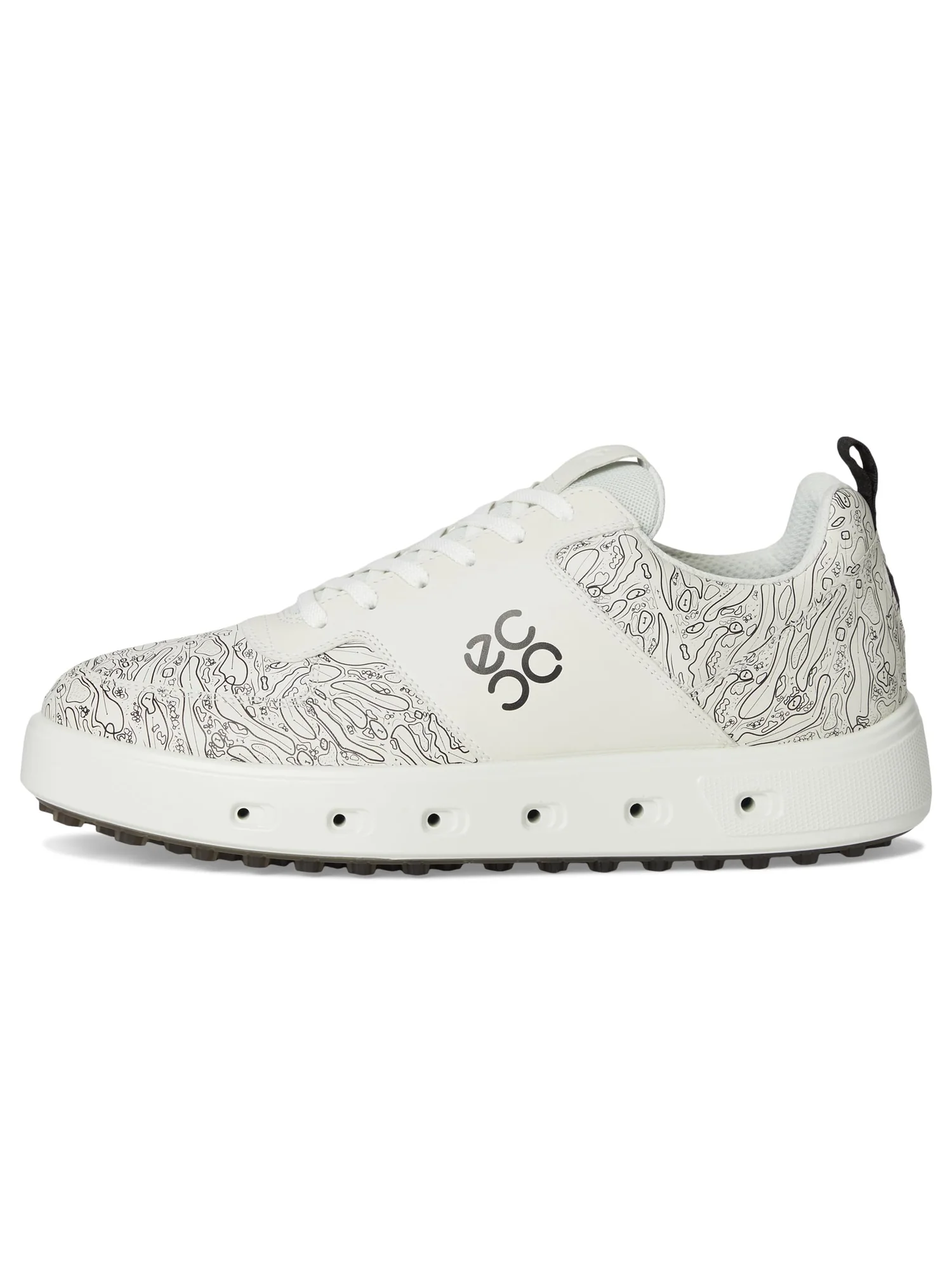 Кроссовки ECCO Golf Street 720 DS GORE-TEX Waterproof Golf Shoe — изображение 4 из 7, белый