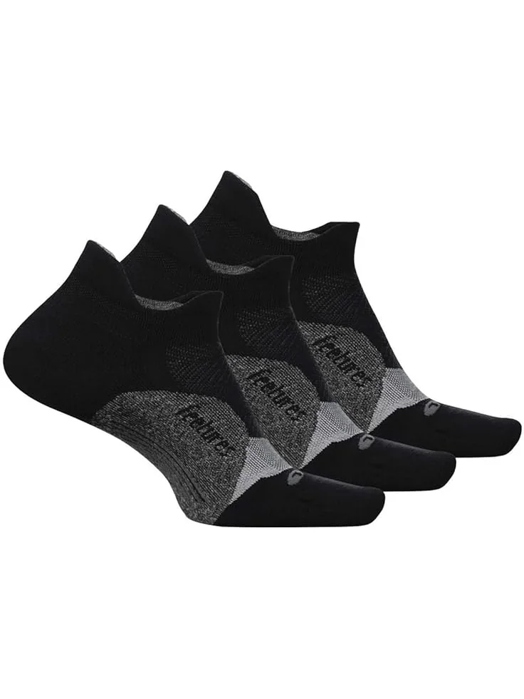 Носки Feetures Elite Light Cushion No Show Tab 3-Pair Pack — изображение 1 из 1, черный