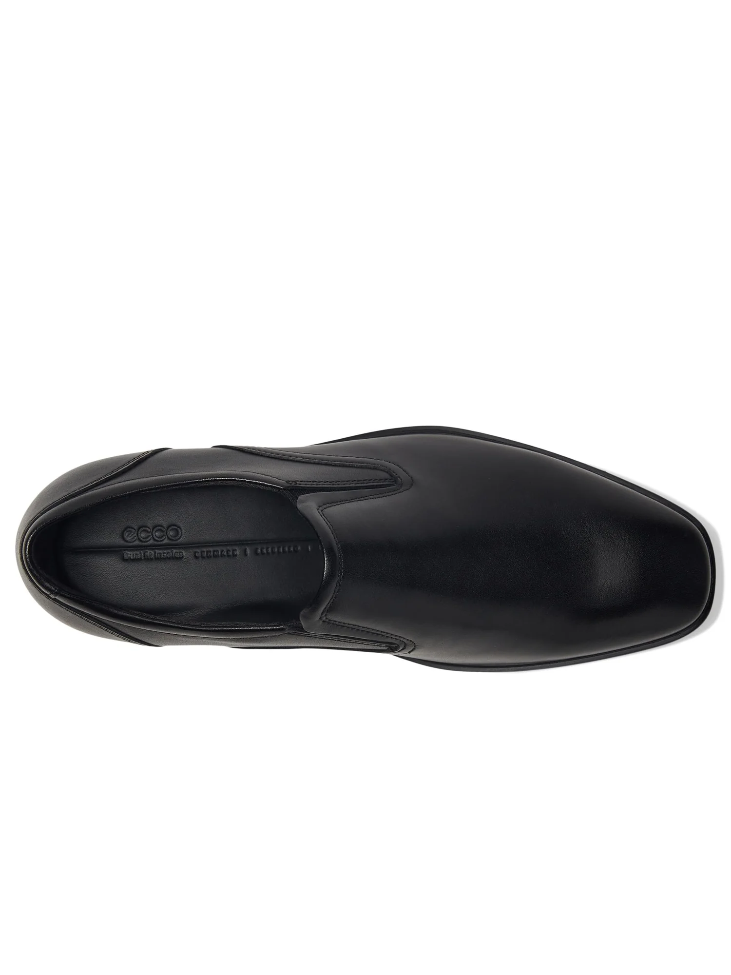 Лоферы ECCO Milan Plain Toe Slip On Loafer — изображение 2 из 7, черный