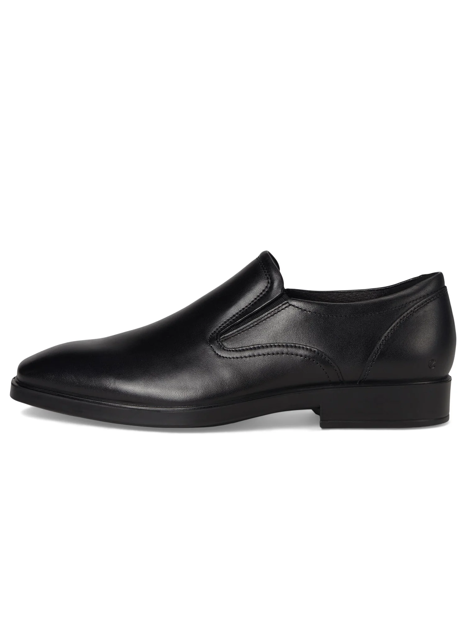 Лоферы ECCO Milan Plain Toe Slip On Loafer — изображение 4 из 7, черный