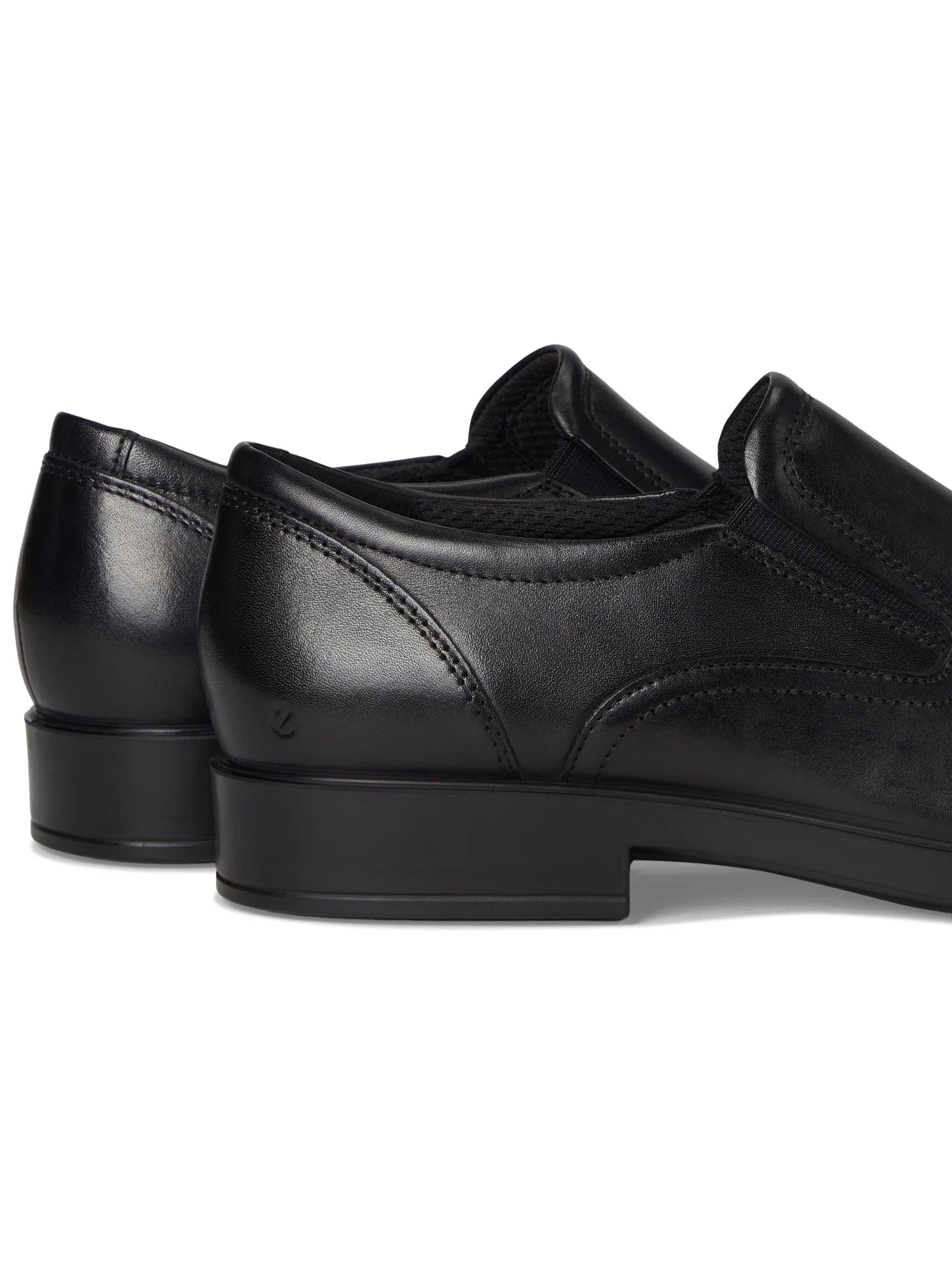 Лоферы ECCO Milan Plain Toe Slip On Loafer — изображение 6 из 7, черный