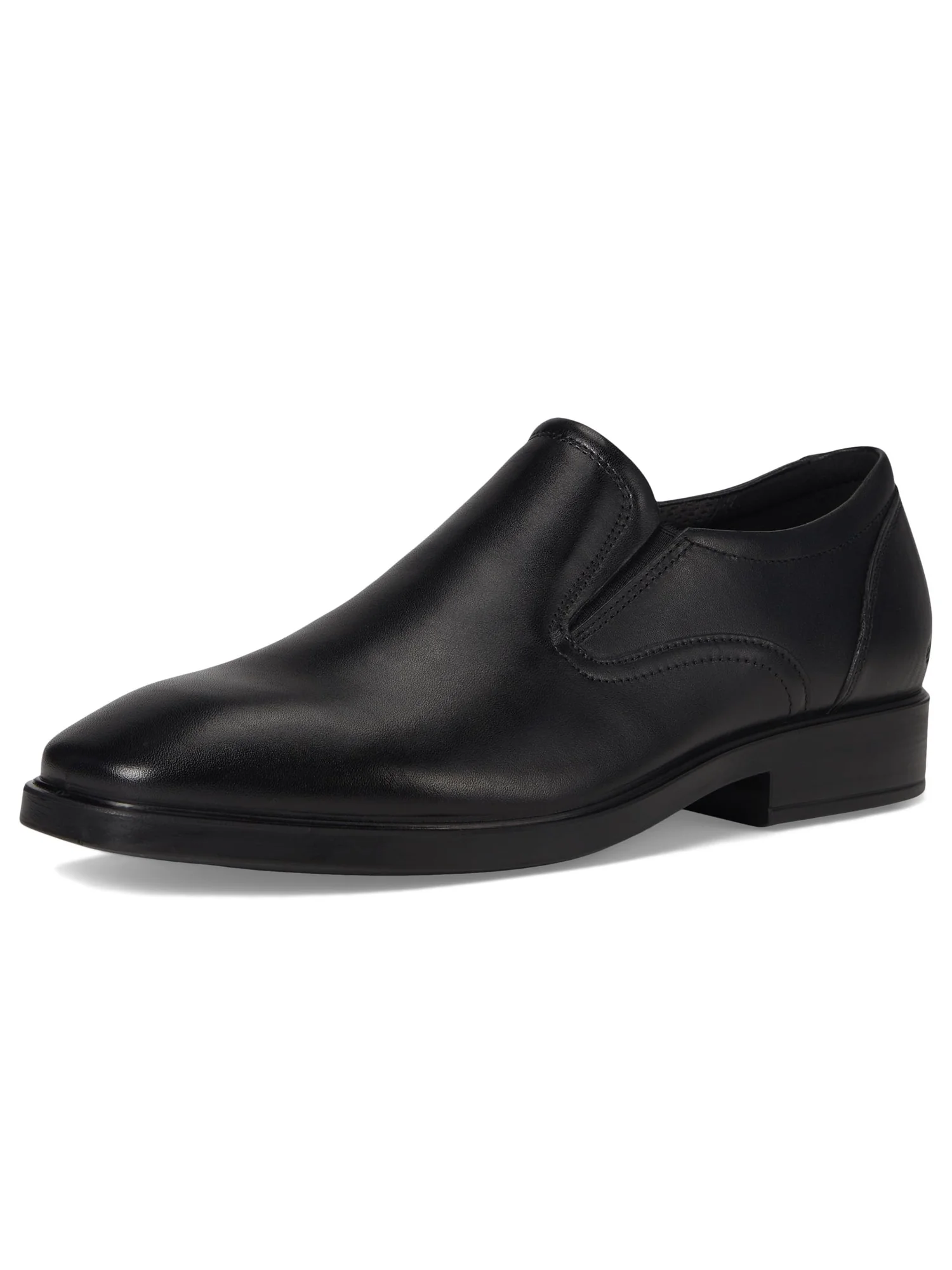 Лоферы ECCO Milan Plain Toe Slip On Loafer — изображение 7 из 7, черный