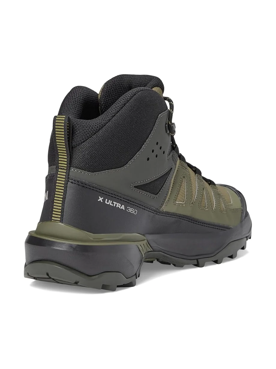 Треккинговые кроссовки Salomon X Ultra 360 Mid GTX — изображение 5 из 7, оливковый/черный