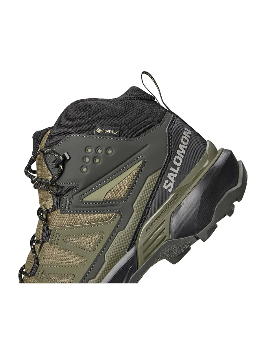 Треккинговые кроссовки Salomon X Ultra 360 Mid GTX — изображение 6 из 7, оливковый/черный