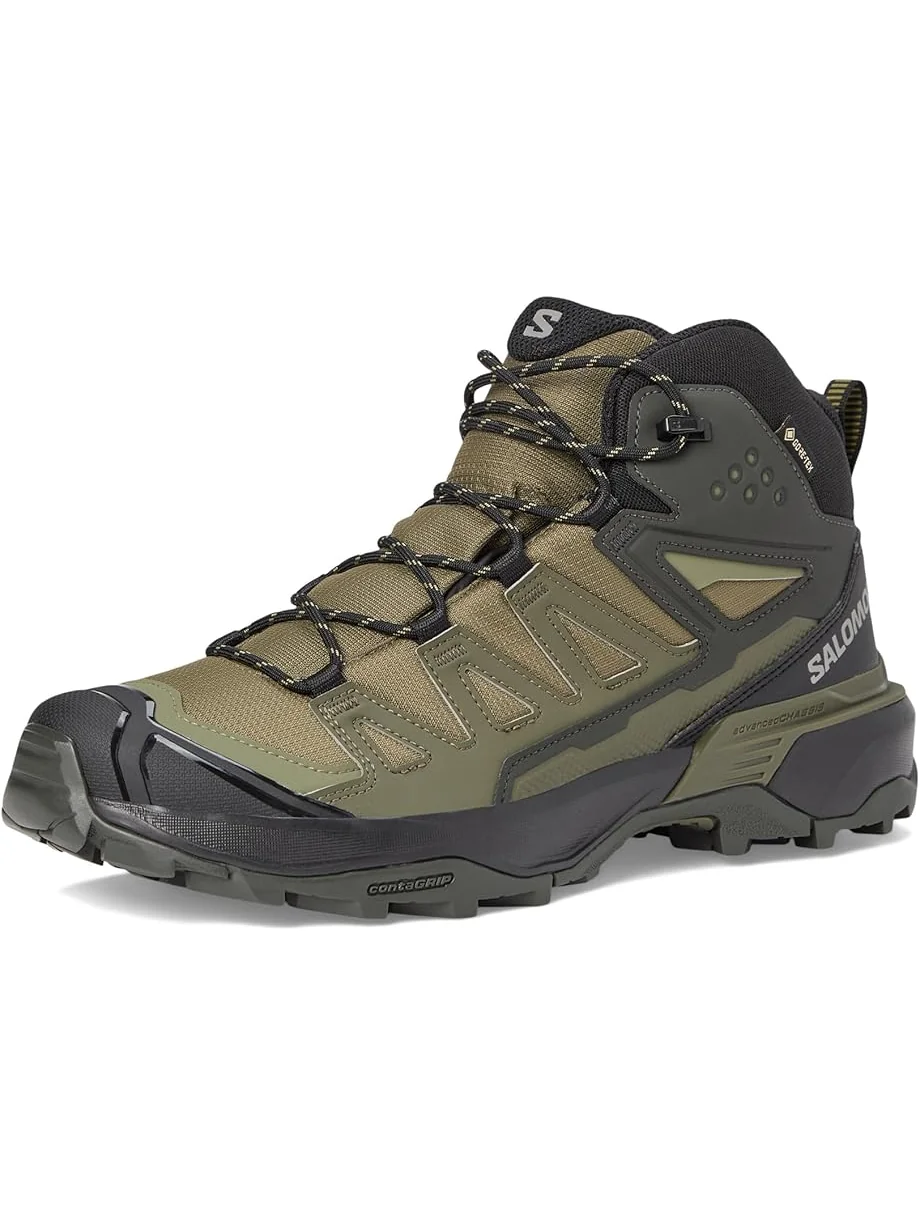 Треккинговые кроссовки Salomon X Ultra 360 Mid GTX — изображение 7 из 7, оливковый/черный