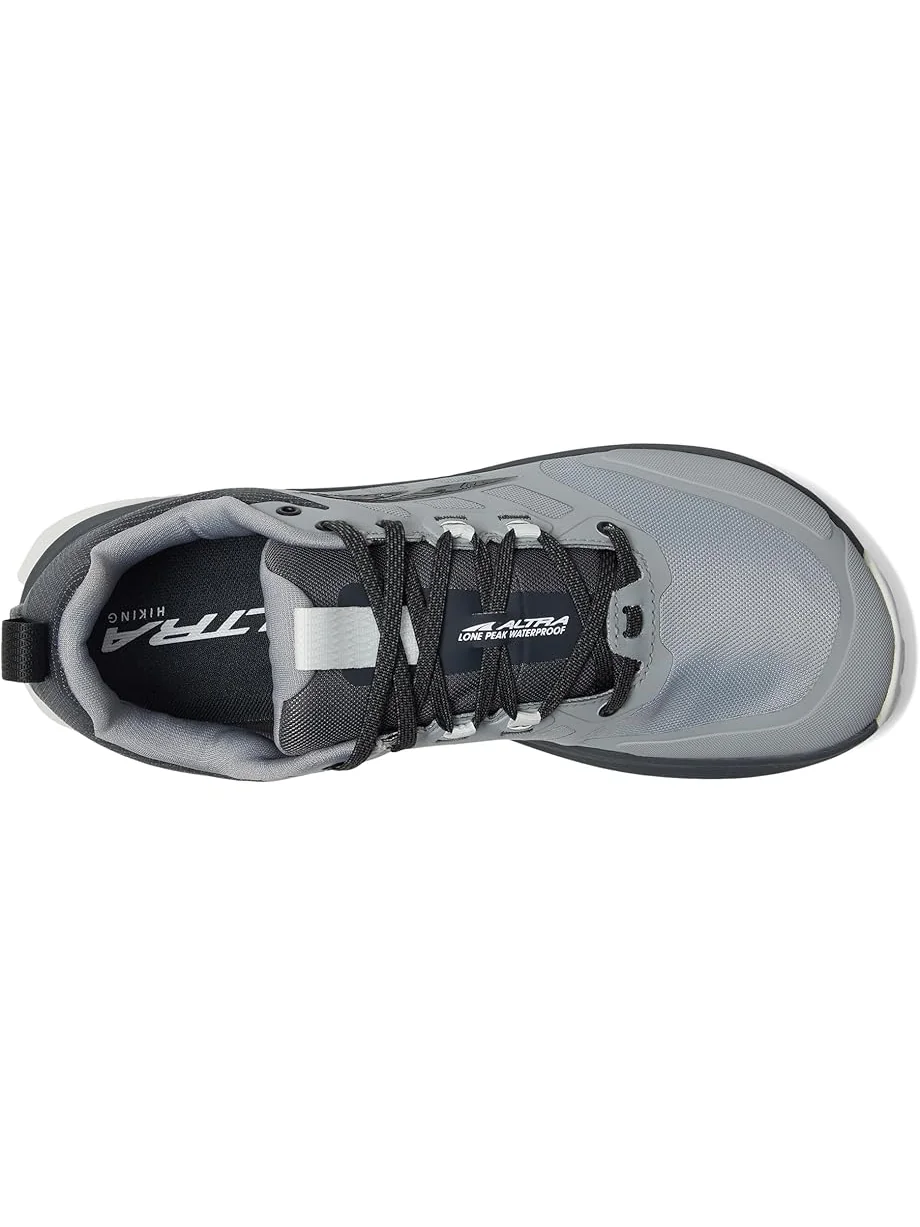 Треккинговые кроссовки Altra Lone Peak 9 Waterproof Low — изображение 2 из 7, серый