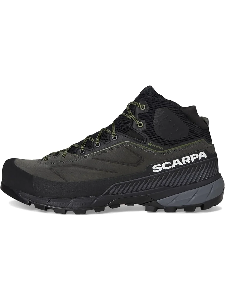Треккинговые кроссовки Scarpa Rapid XT Mid GTX, цвет Shark/Military — изображение 4 из 7