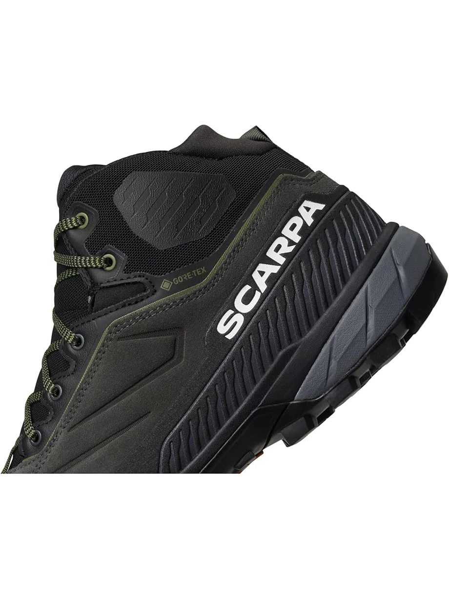 Треккинговые кроссовки Scarpa Rapid XT Mid GTX, цвет Shark/Military — изображение 6 из 7