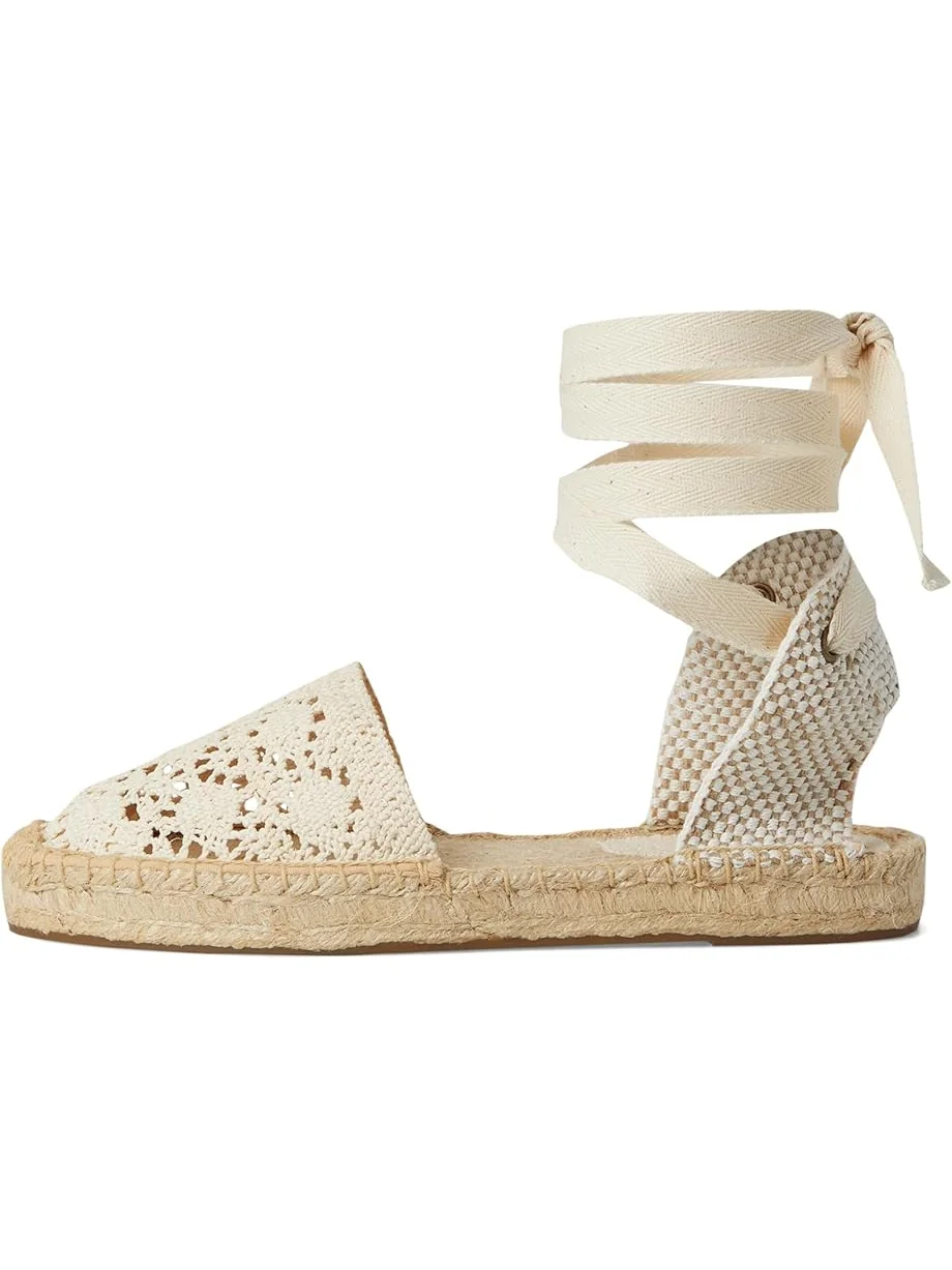 Сандалии Soludos Crochet Lauren Lace-up — изображение 4 из 7, слоновая кость