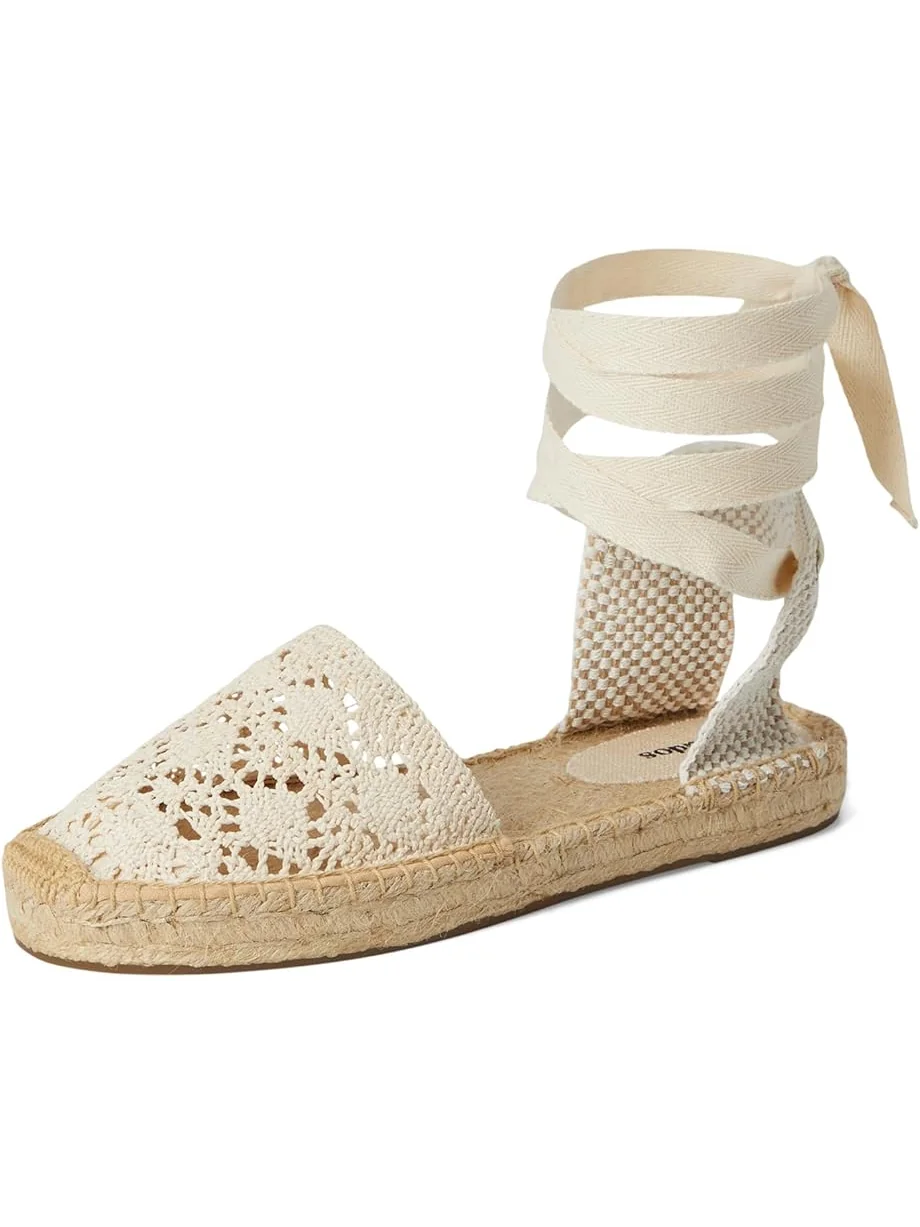 Сандалии Soludos Crochet Lauren Lace-up — изображение 7 из 7, слоновая кость