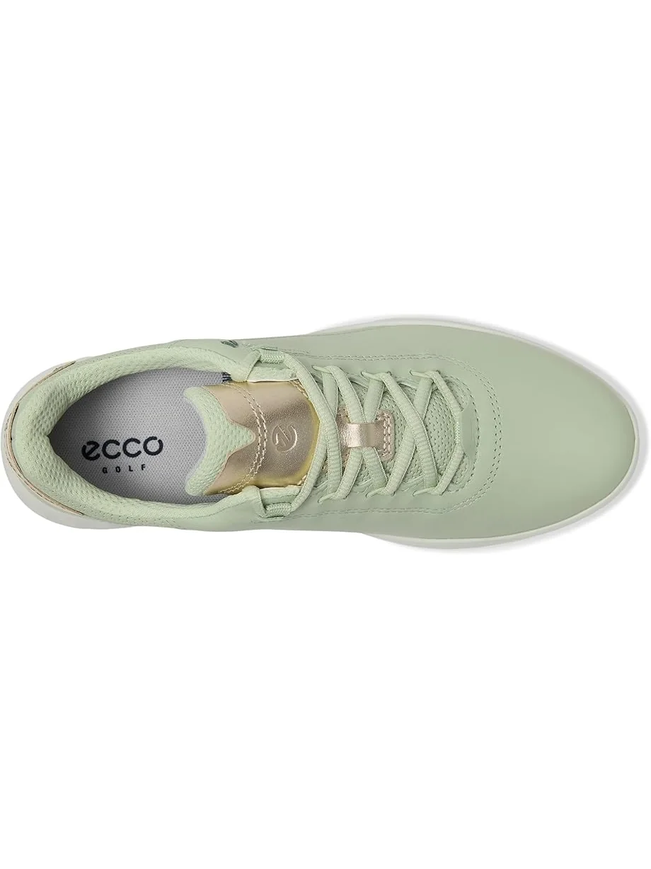 Кроссовки ECCO Golf S Casual Lace Waterproof Golf Shoe — изображение 2 из 7, золотистый металлик